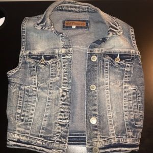 Wallflower Sleeveless Jean Jacket